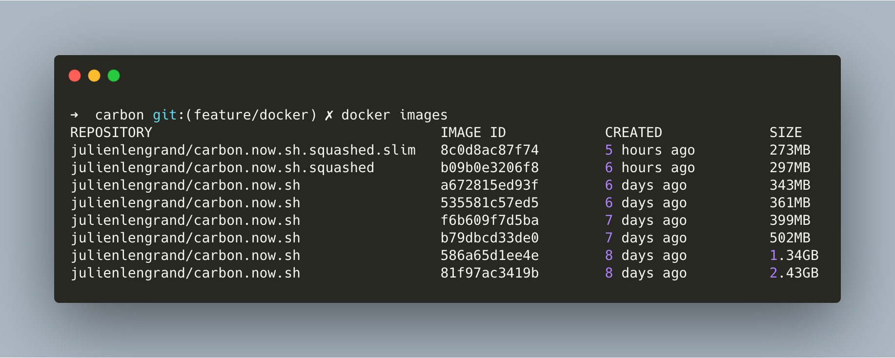 Reducing our Carbon Docker image size further!